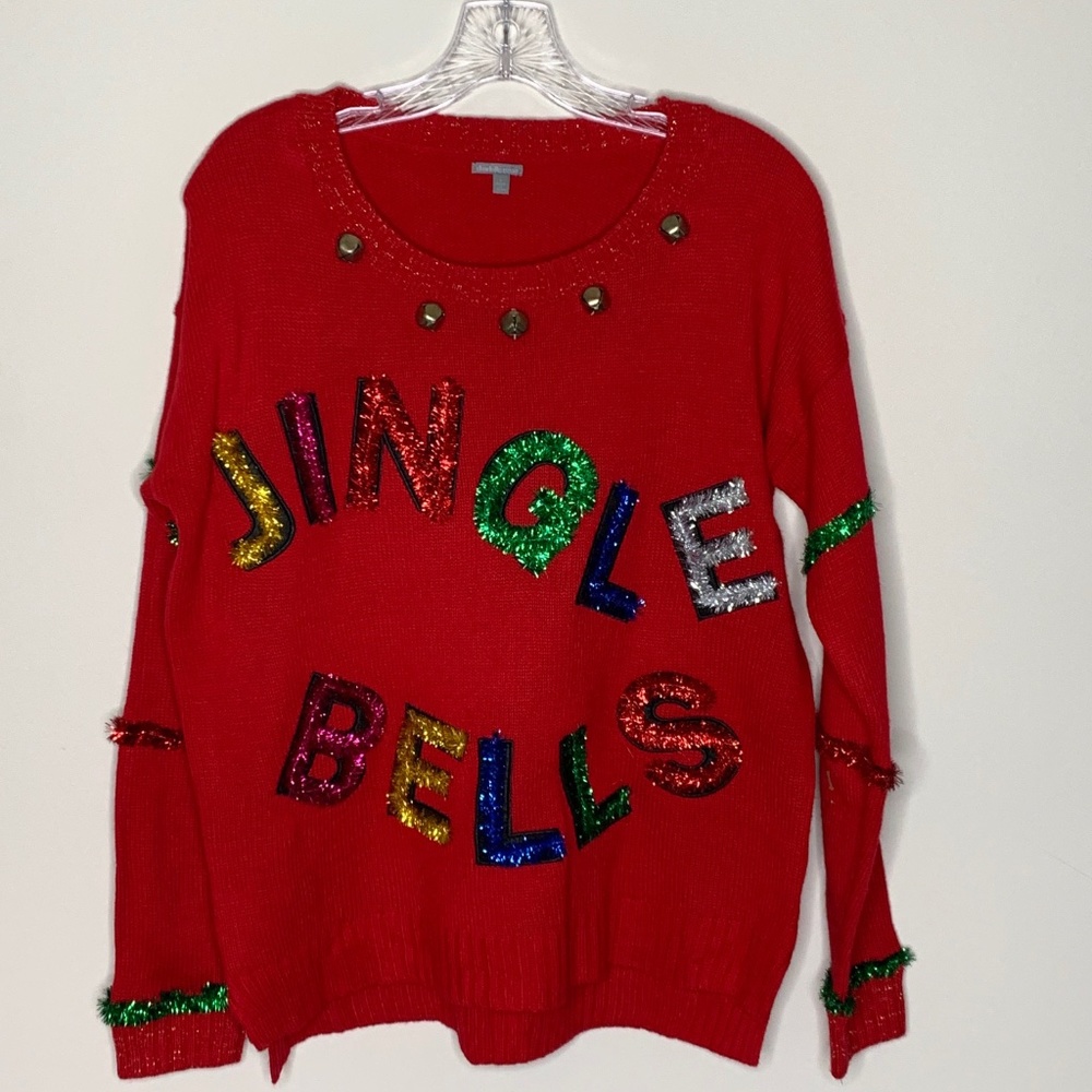 Charlotte Russe Christmas  red sweater Large